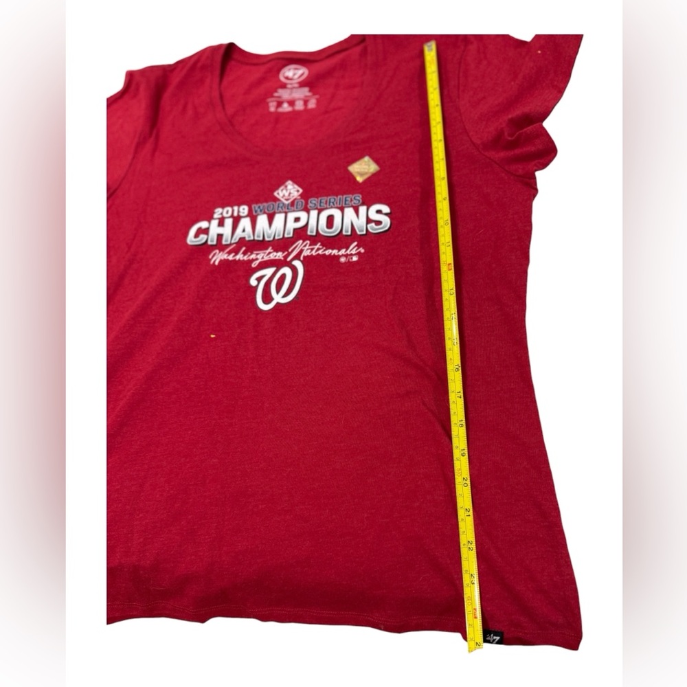 🥎Washington Nationals 2019 World Series Championship Tee Shirt XL - Picture 2 of 5